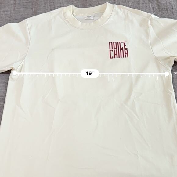 Noice China x Wharton University of PA Collab Tee | Dragon Art Back Graphic - M - Picture 7 of 16